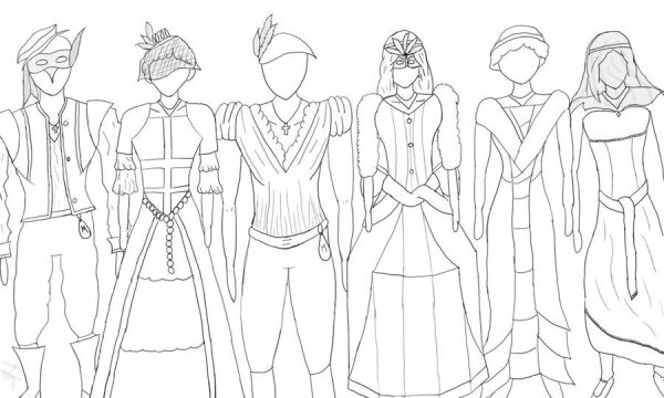 Эскиз костюма