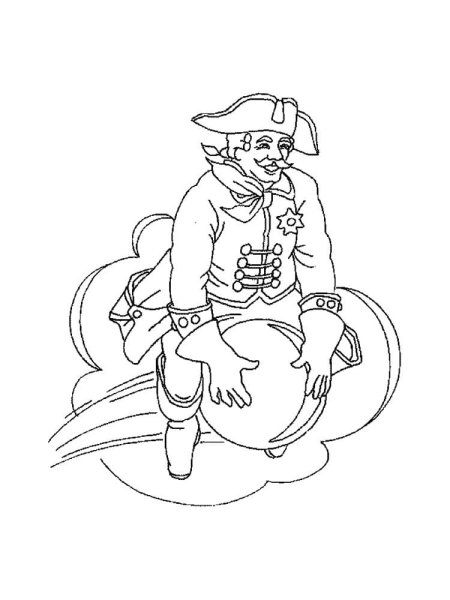 Барон Мюнхгаузен иллюстрации для детей