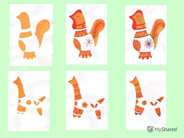 Роспись филимоновской игрушки роспись филимоновской игрушки