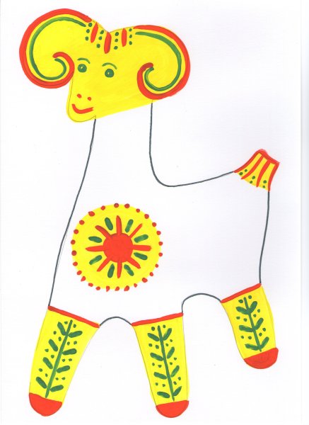 Каргопольская глиняная игрушка рисунок 5 класс