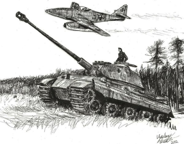 Зарисовки военной техники