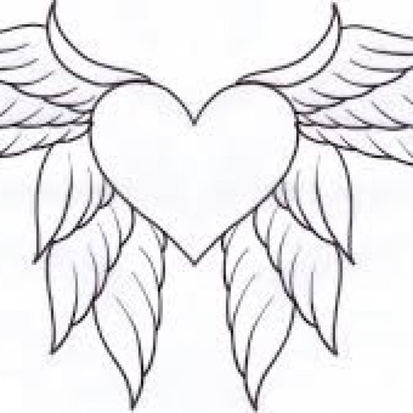 Рисунки для срисовки сердечки