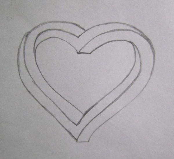 Сердечко нарисовать красиво