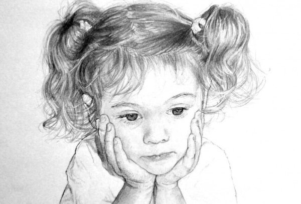Поэтапное рисование девочки
