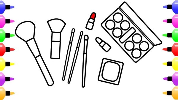 Рисования косметики лёгкие