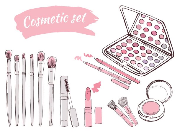 Косметика рисунок для детей
