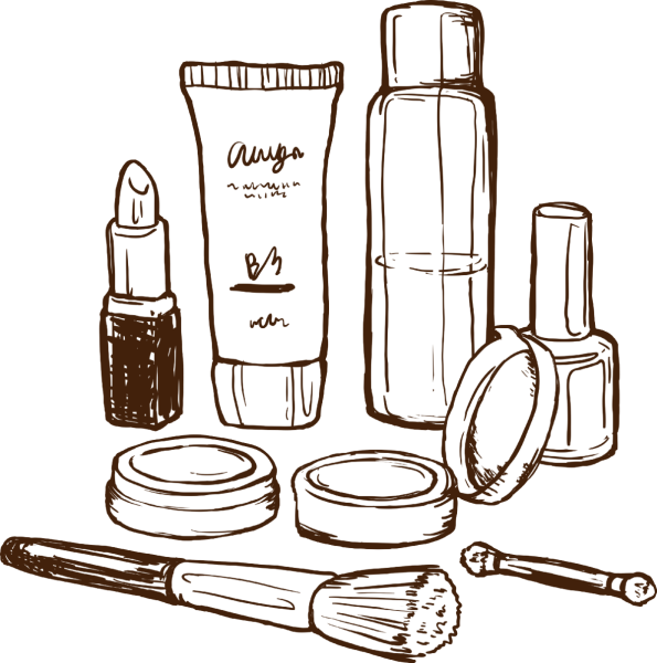 Косметика раскраска для девочек