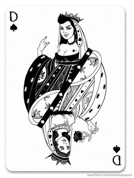 Пиковая дама рисунок