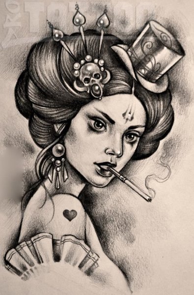 Нарисовать пиковую даму