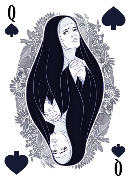 Фэшн иллюстрации игральные карты