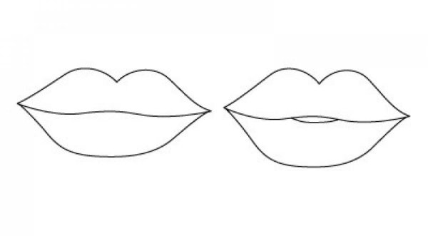 Губы для срисовки