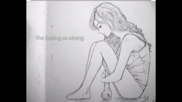 Нарисовать сидящую девушку