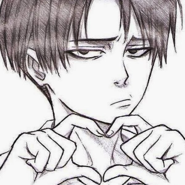 Леви атака титанов для срисовки