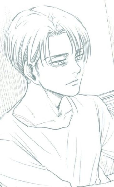 Леви атака титанов для срисовки