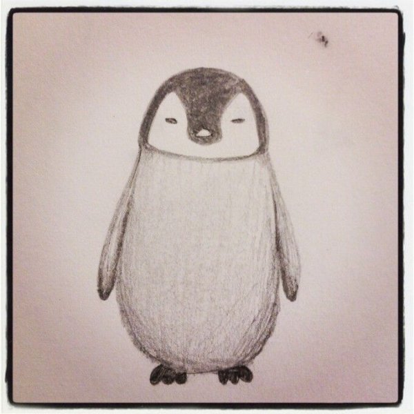 Пингвинчик скетч