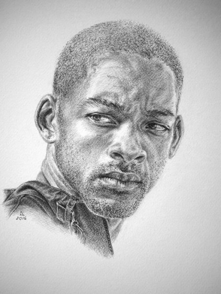 Уилл Смит рисунок