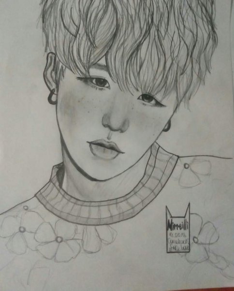 Рисунки БТС мин Юнги