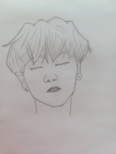 Рисунки БТС Юнги лёгкие