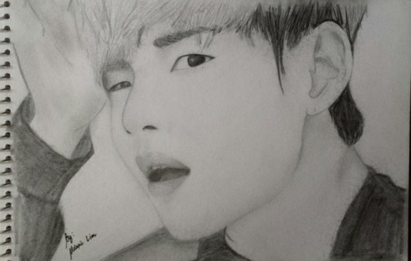 Наброски портретов БТС