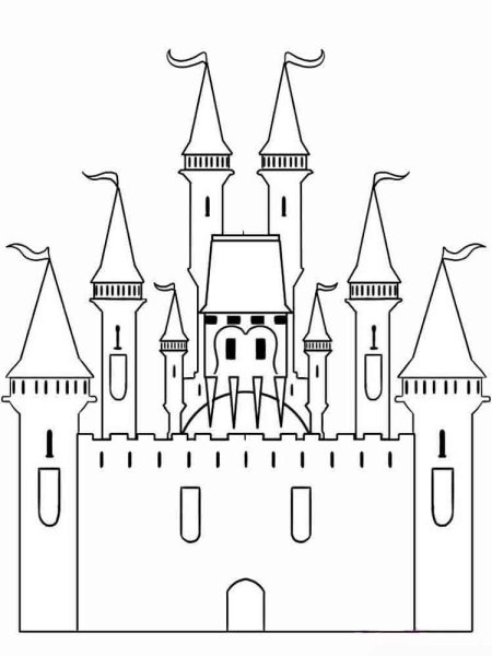 Замок для рисования для детей