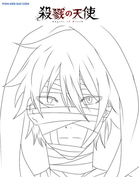 Зак ангел кровопролития для срисовки