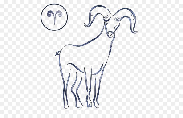 Козерог рисунок