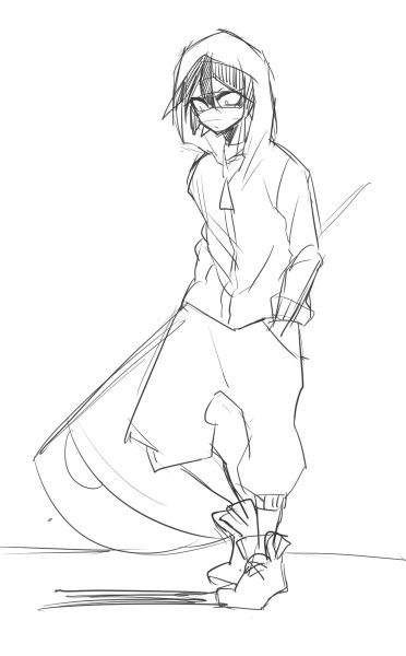 Зак Фостер скетч