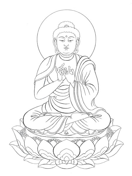 Будда Шакьямуни вектор