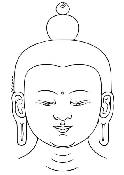 Буддизм раскраска для детей