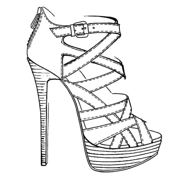 Эскизы обуви