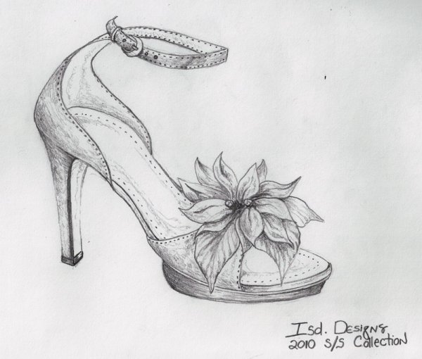 Туфли зарисовка