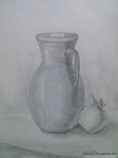 Рисование карандашом натюрморт