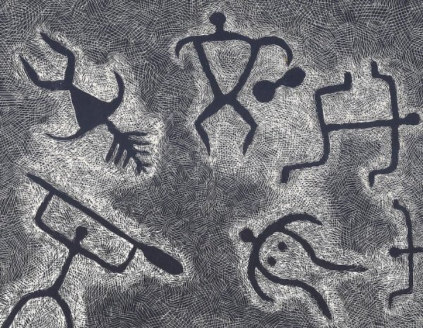 Петроглифы горный Алтай Графика