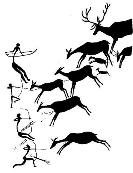 Петроглифы охота