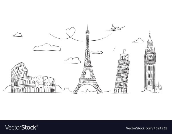 Мировые достопримечательности скетч