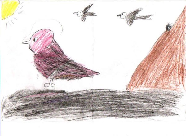 Рисование жаворонка