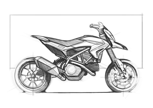 Дукати мотоцикл чертежи