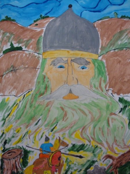 Нарисовать Святогора