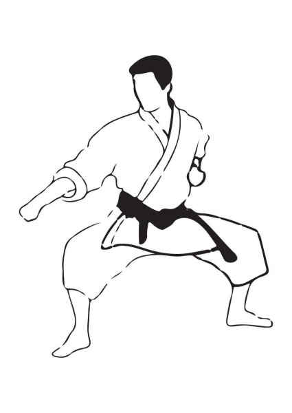 Рисование карате