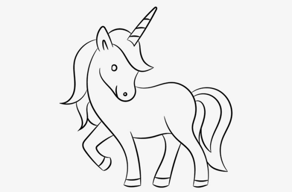 Единорог для рисования