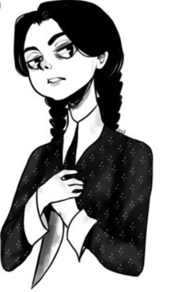 Венсдей Адамс арт