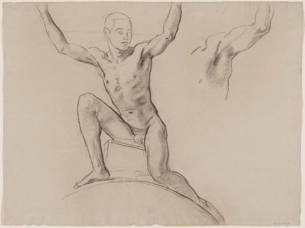 Прометей рисунок карандашом