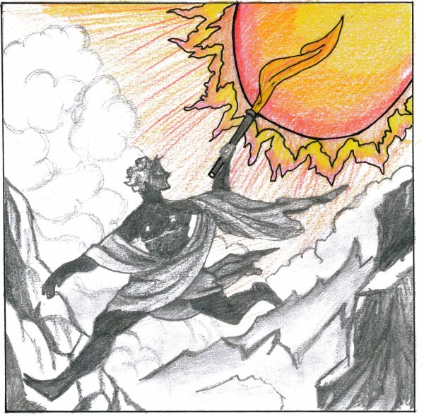 Поэма огня Прометей рисунок