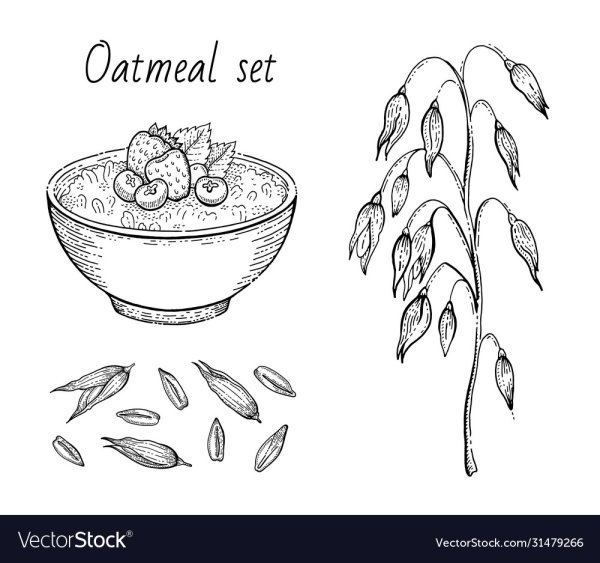 Овсяная каша мультяшная