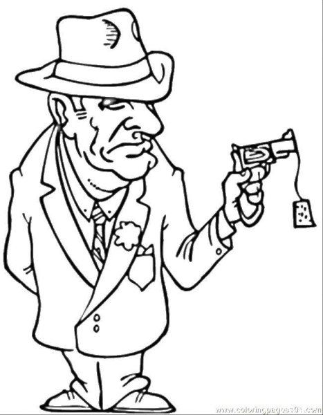 Раскраска мафия