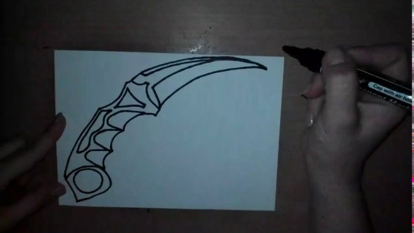 Рисовалка керамбит