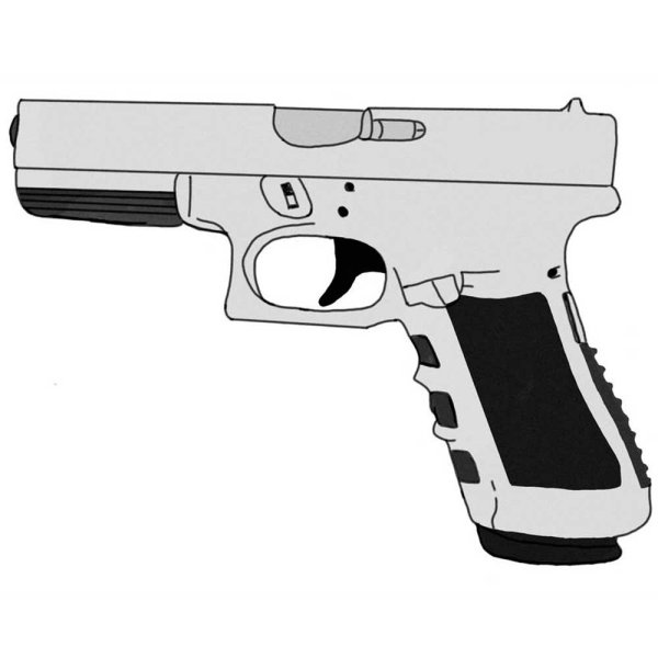 Пистолет карандашом