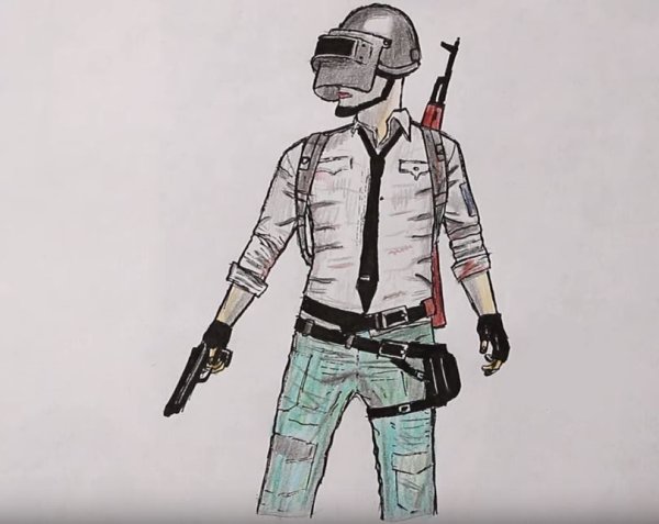 Срисовывать рисунки ПАБГ