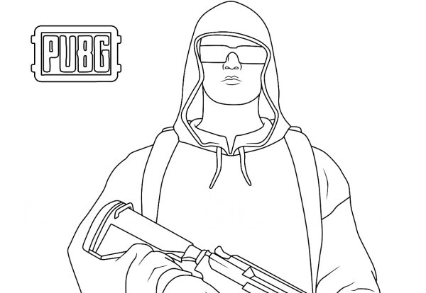 PUBG раскраска
