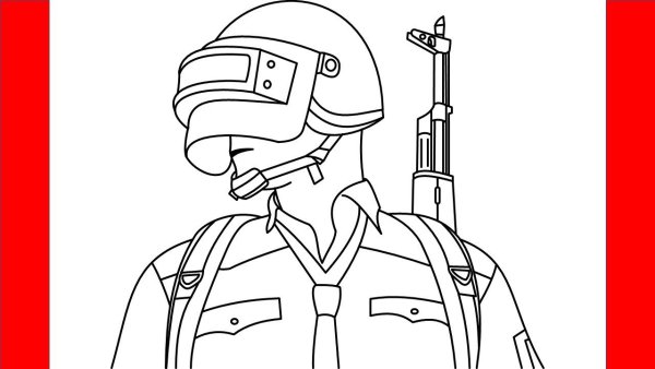 PUBG раскраска